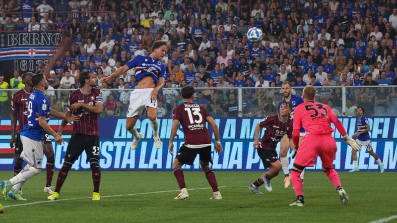 La Sampdoria vede la salvezza: 2-0 alla Salernitana nell’andata del playout di B 1
