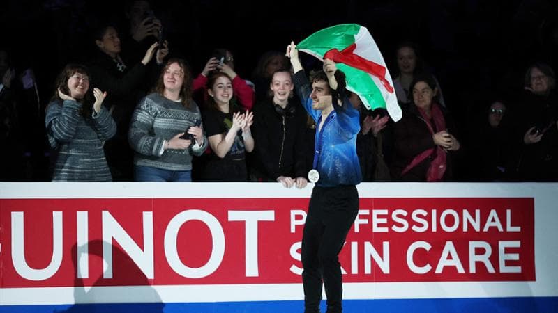 Matteo Rizzo e Guignard/Fabbri argento agli Europei di pattinaggio artistico Matteo Rizzo e Guignard/Fabbri argento agli Europei di pattinaggio artistico 1