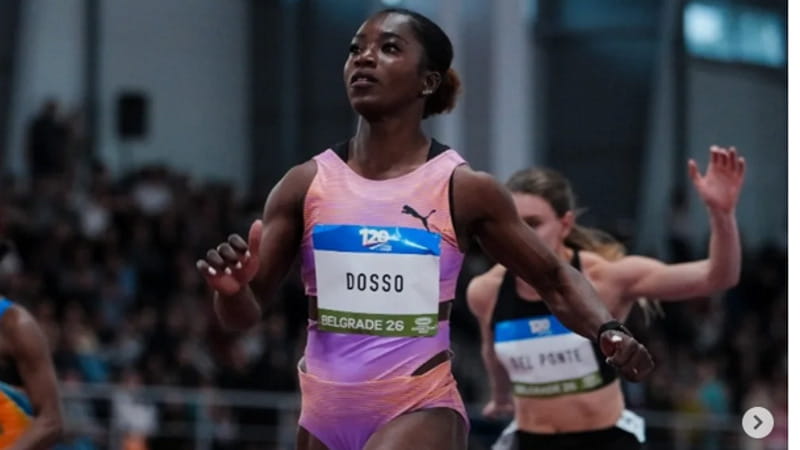 Atletica, Dosso trionfa a Belgrado: si impone nei 60 metri con un tempo di 7"02, a solo un centesimo dal suo primato nazionale. Atletica, Dosso trionfa a Belgrado: si impone nei 60 metri con un tempo di 7"02, a solo un centesimo dal suo primato nazionale. 1