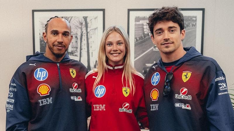 Alba Larsen, la recente automobilista della Ferrari: identità e date della sua prima apparizione in gara. 1