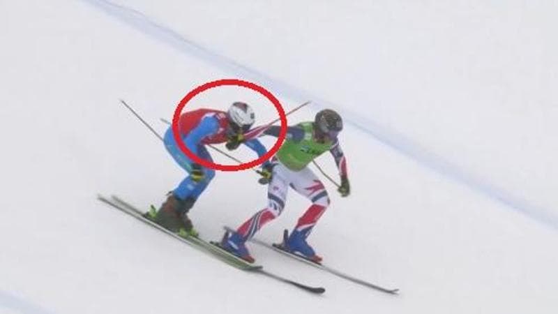 Colpo in gara all'oro olimpico Deromedis: l'avversario lo colpisce senza subire squalifica. 2