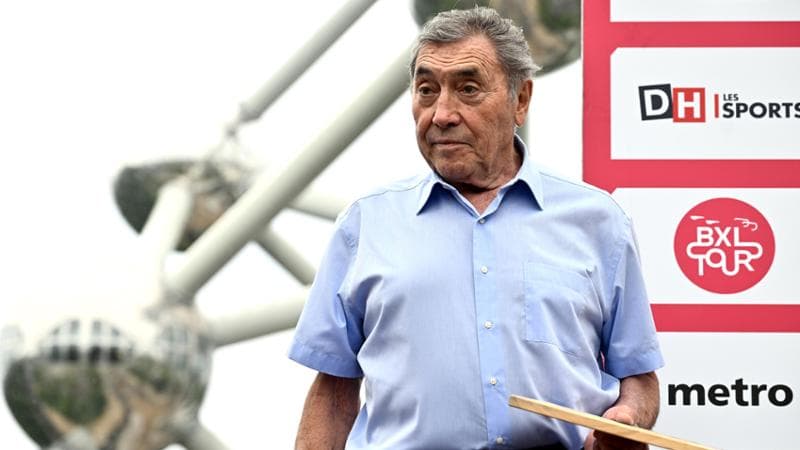 Eddy Merckx ricoverato per un'infezione all'anca causata da una caduta in bicicletta nel 2024. 1