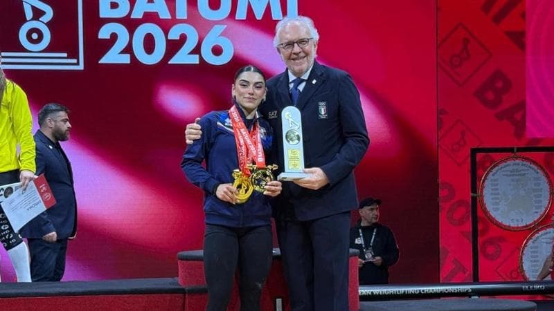 Giulia Imperio, il rientro trionfale: medaglia d'oro agli europei di sollevamento pesi dopo due anni di inattività. 1