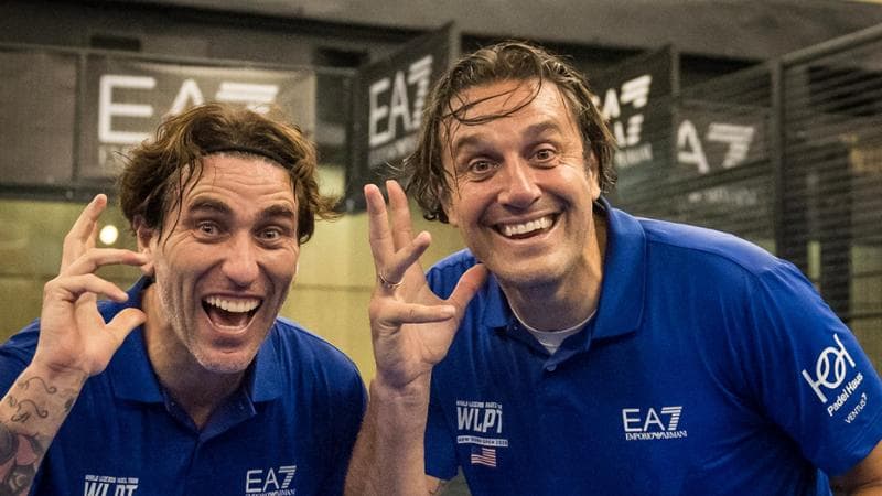 Toni e Ceccarelli trionfano a New York nel torneo Ea7 World Legends Padel Tour. 1