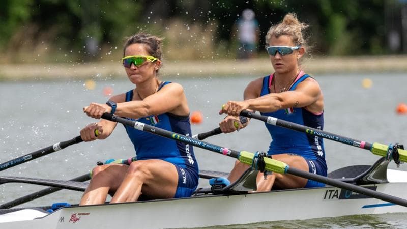 Canottaggio, eccellente prestazione dell'Italia in Coppa del Mondo: Guerra-Gnatta conquistano il primo oro storico nel doppio femminile. 1