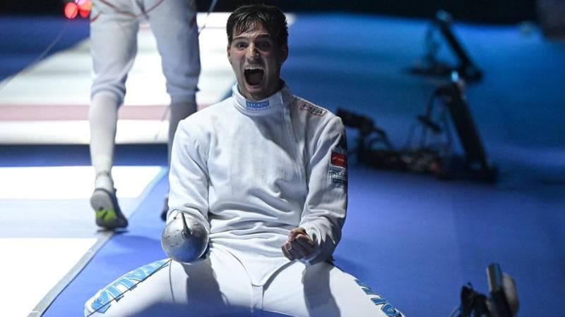 Scherma, il debuttante Mencarelli conquista il titolo europeo di spada in Francia sotto la guida del padre. 1