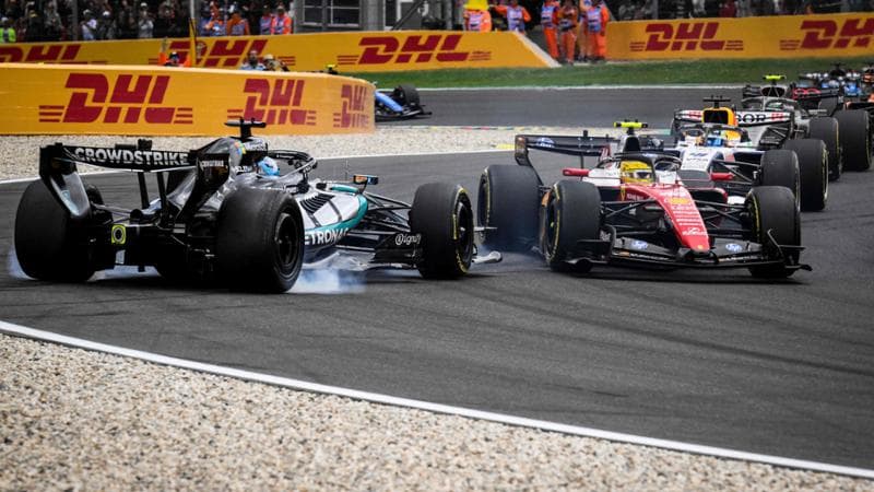 Incidente tra Hamilton e Russell a Spa: ricostruzione dell'evento e video disponibile. 1