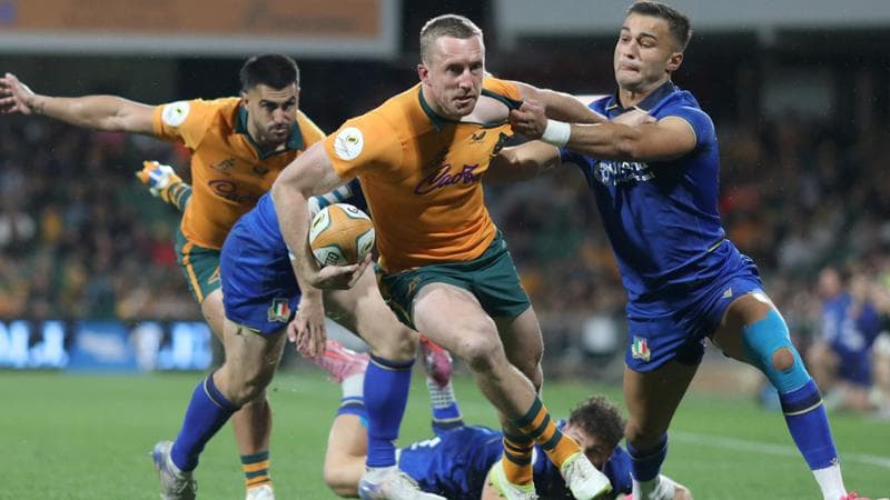 Rugby, Italia assente: Australia trionfa 57-10 1