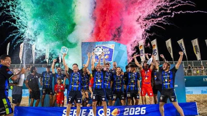 Beach soccer, Lenergy Pisa supera la Samb e si aggiudica il secondo titolo consecutivo. 1