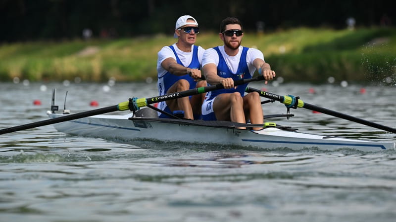 Canottaggio, Lodo e Codato conquistano il bronzo nel due senza ai Campionati Mondiali di Amsterdam 1