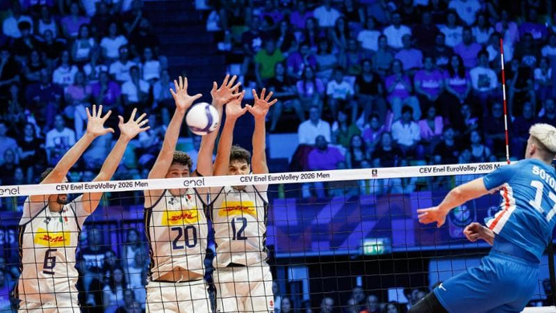 Europei di pallavolo, l'Italia batte la Repubblica Ceca e consolida il primo posto 1