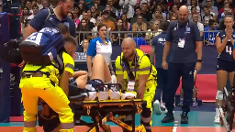 Shock infortunio per Angelopoulou agli Europei femminili di volley: la Grecia perde la quarta contro la Serbia 1