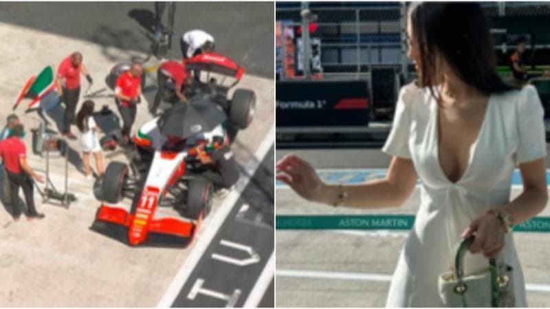 Paulina Montoya e il vestito corto nei box: multa al fratello Sebastian 1