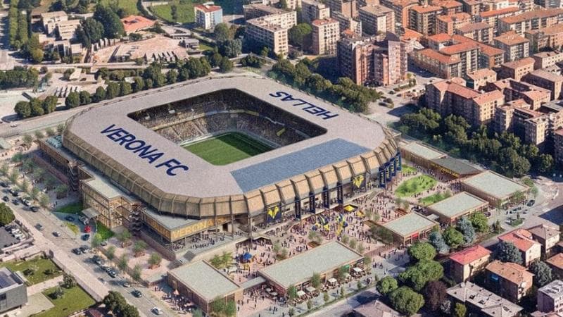 Verona, presentato il progetto per il nuovo stadio da 30 mila posti 1