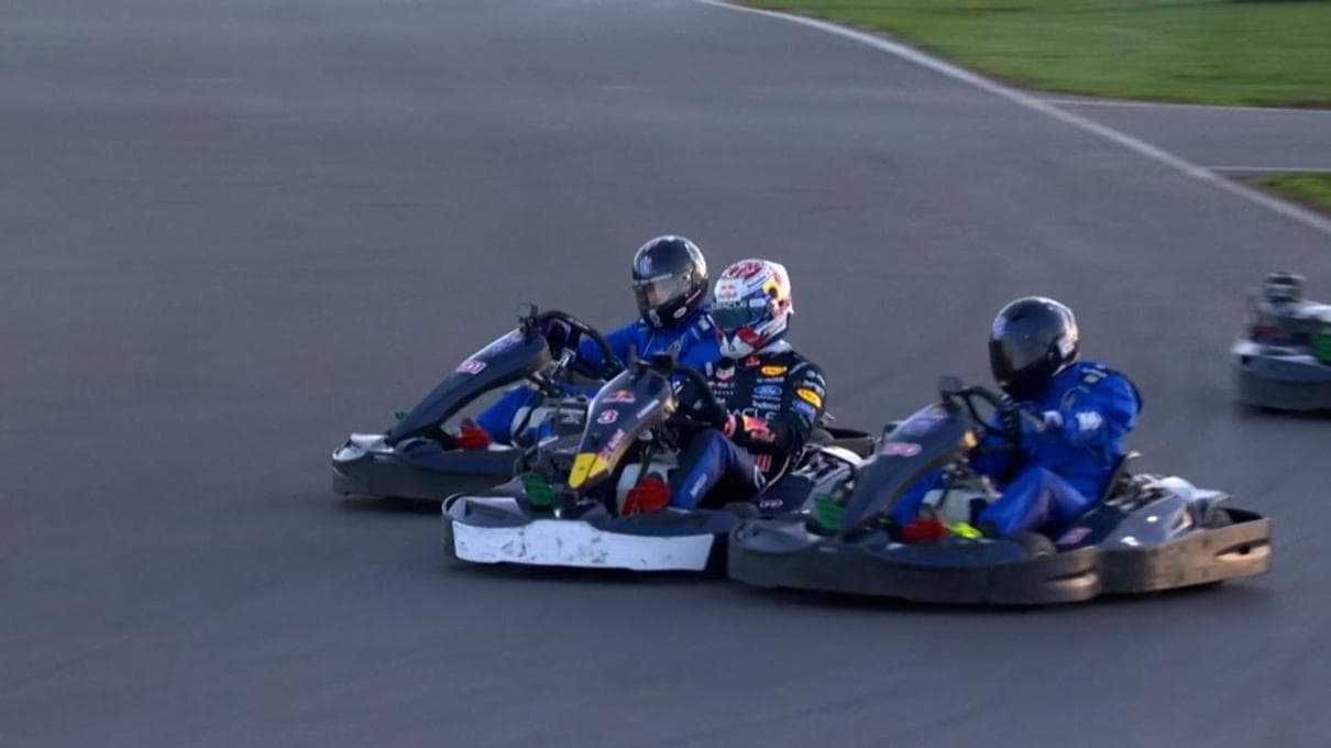 Verstappen si diverte con i kart: parte 101°, rimonta tutti in 14 giri e vince Verstappen si diverte con i kart: parte 101°, rimonta tutti in 14 giri e vince 2