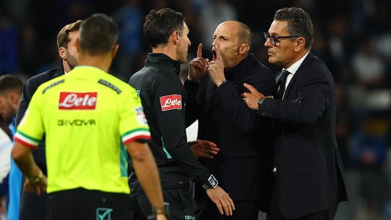Allegri squalificato due giornate dopo l'espulsione contro la Roma 1