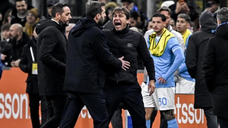 Conte, due giornate di squalifica dopo l'espulsione in Inter-Napoli Conte, due giornate di squalifica dopo l’espulsione in Inter-Napoli 1